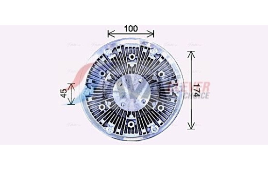 Clutch, radiator fan