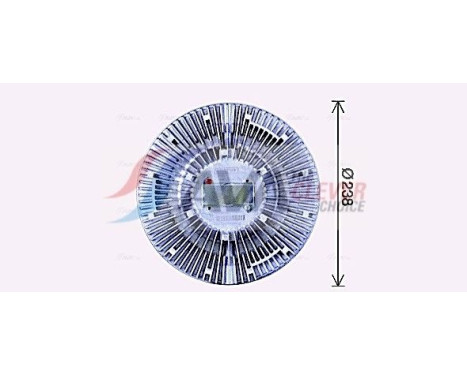 Clutch, radiator fan, Image 4