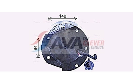 Clutch, radiator fan, Image 2