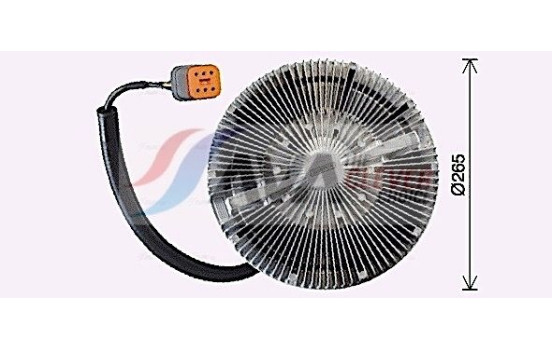 Clutch, radiator fan, Image 5