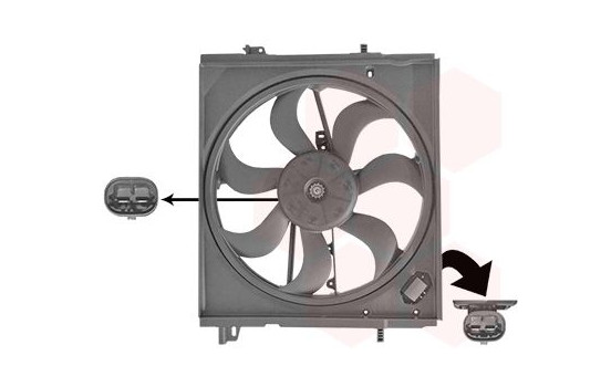 Cooling fan 3372747 International Radiators