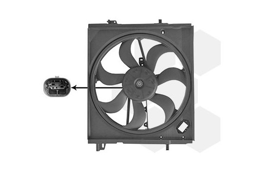 Cooling fan 3391746 International Radiators