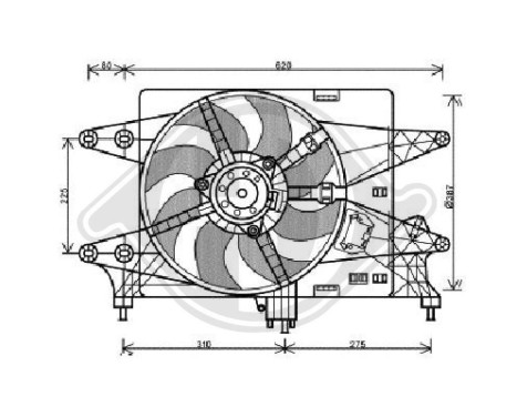 Cooling fan 3485115 Diederichs, Image 2