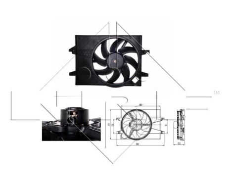 Cooling fan 47007 NRF, Image 2