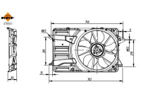 Cooling fan 470083 NRF