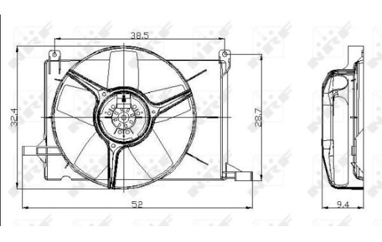 Cooling fan 47009 NRF, Image 2