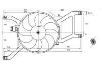 Cooling fan 470132 NRF
