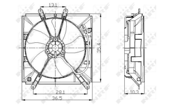Cooling fan 47016 NRF, Image 2
