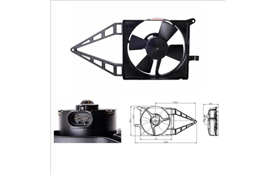 Cooling fan 47020 NRF