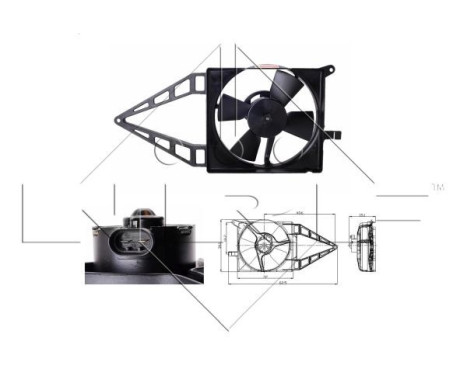 Cooling fan 47020 NRF, Image 2