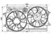 Cooling fan 47061 NRF