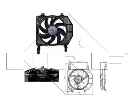Cooling fan 47077 NRF, Image 2