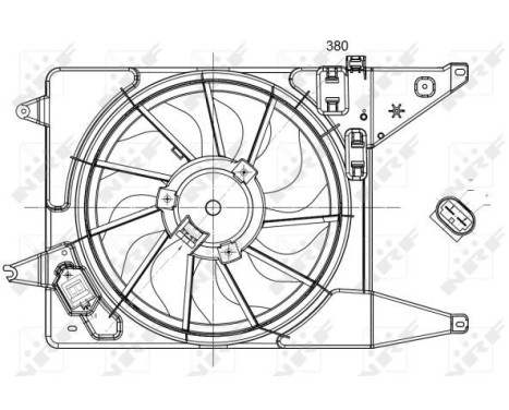 Cooling fan 47225 NRF, Image 2