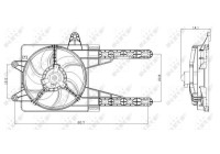 Cooling fan 47247 NRF
