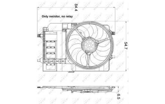 Cooling fan 47301 NRF, Image 5