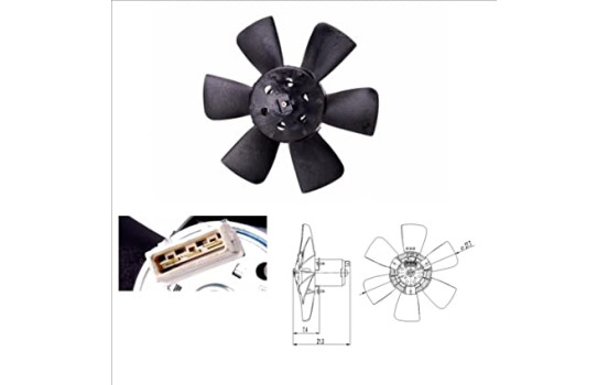 Cooling fan 47391 NRF