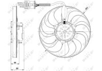 Cooling fan 47392 NRF