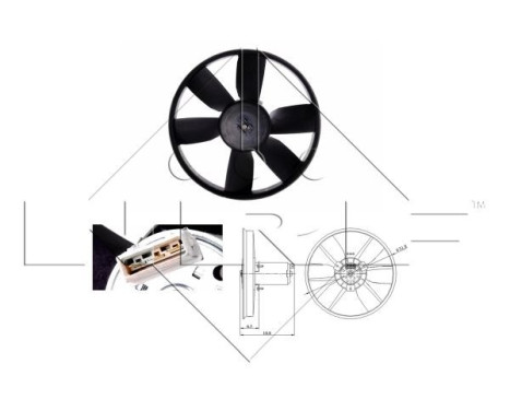 Cooling fan 47401 NRF, Image 2