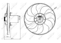 Cooling fan 47404 NRF