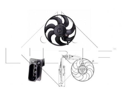 Cooling fan 47408 NRF