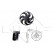Cooling fan 47408 NRF