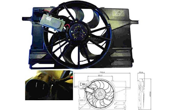 Cooling fan 47412 NRF, Image 2