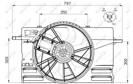 Cooling fan 47412 NRF, Image 3