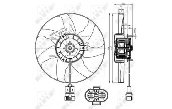Cooling fan 47428 NRF, Image 2