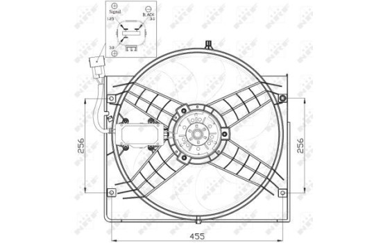 Cooling fan 47442 NRF, Image 4