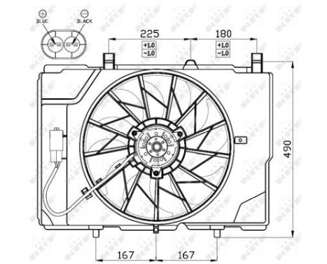Cooling fan 47466 NRF, Image 2