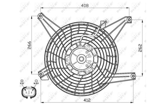 Cooling fan 47468 NRF, Image 2