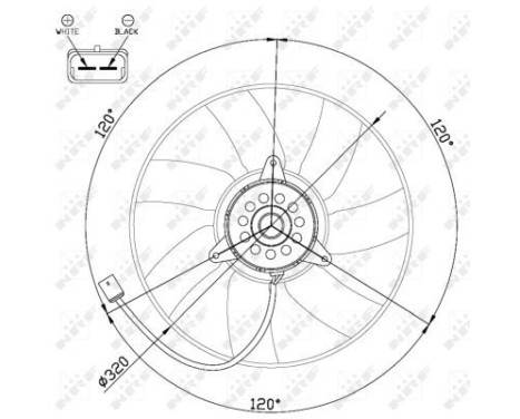 Cooling fan 47480 NRF, Image 4