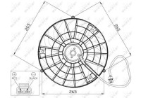 Cooling fan 47483 NRF