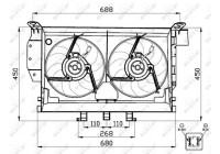 Cooling fan 47503 NRF