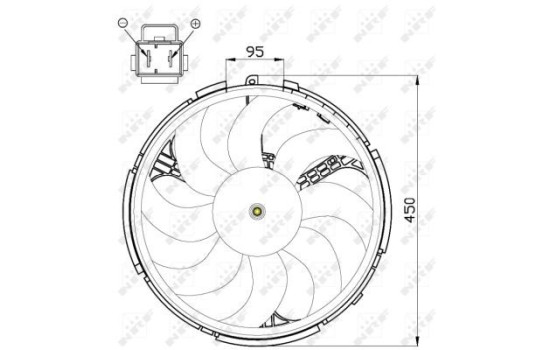 Cooling fan 47506 NRF, Image 2