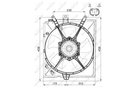 Cooling fan 47516 NRF, Image 3