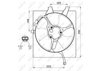 Cooling fan 47517 NRF
