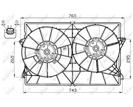 Cooling fan 47520 NRF, Image 3