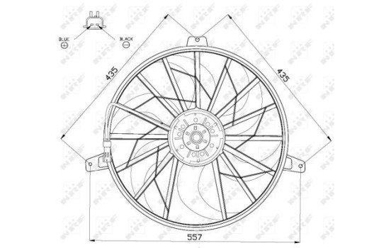 Cooling fan 47524 NRF, Image 2