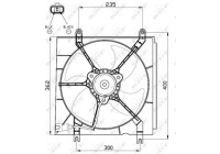 Cooling fan 47526 NRF