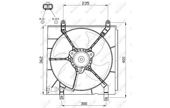 Cooling fan 47526 NRF, Image 2