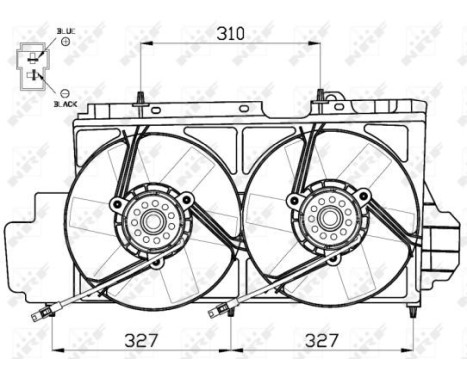 Cooling fan 47538 NRF, Image 3