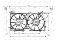 Cooling fan 47573 NRF