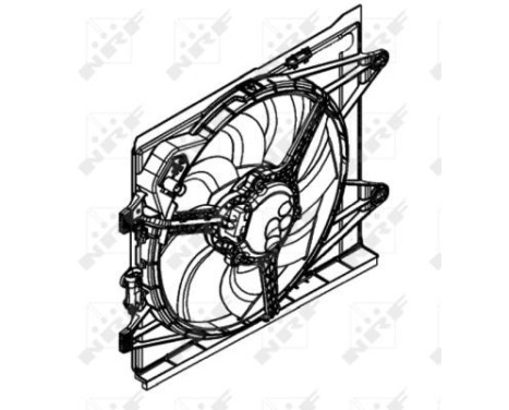 Cooling fan 47597 NRF