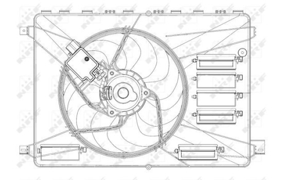 Cooling fan 47626 NRF