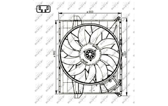 Cooling fan 47731 NRF, Image 4