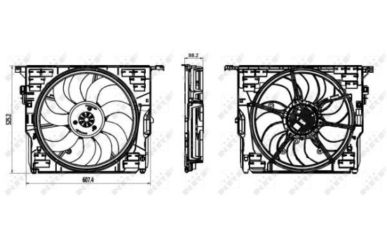 Cooling fan 47839 NRF, Image 2