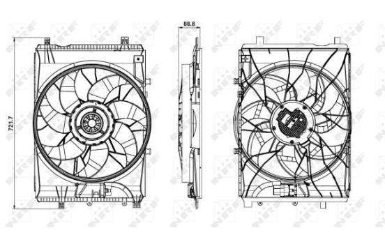 Cooling fan 47850 NRF, Image 4