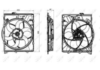 Cooling fan 47862 NRF