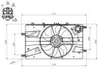Cooling fan 47878 NRF